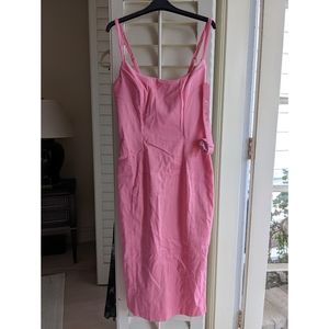 Pinupgirlclothing pink dress L BNWT